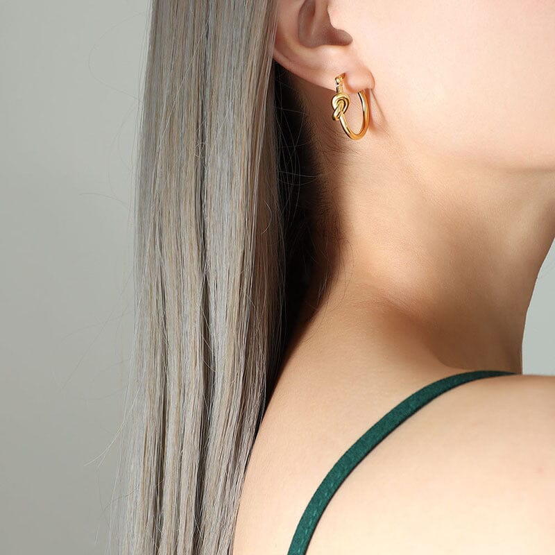 Unique Huggie Earrings - Image 8