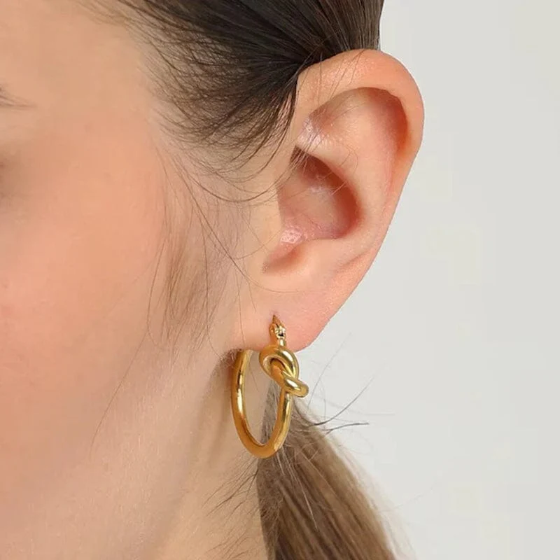 Unique Huggie Earrings - Image 9