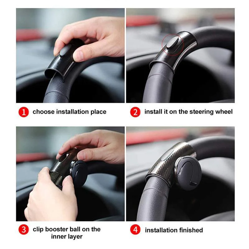 Universal 360° Steering Wheel Booster Knob - Image 4