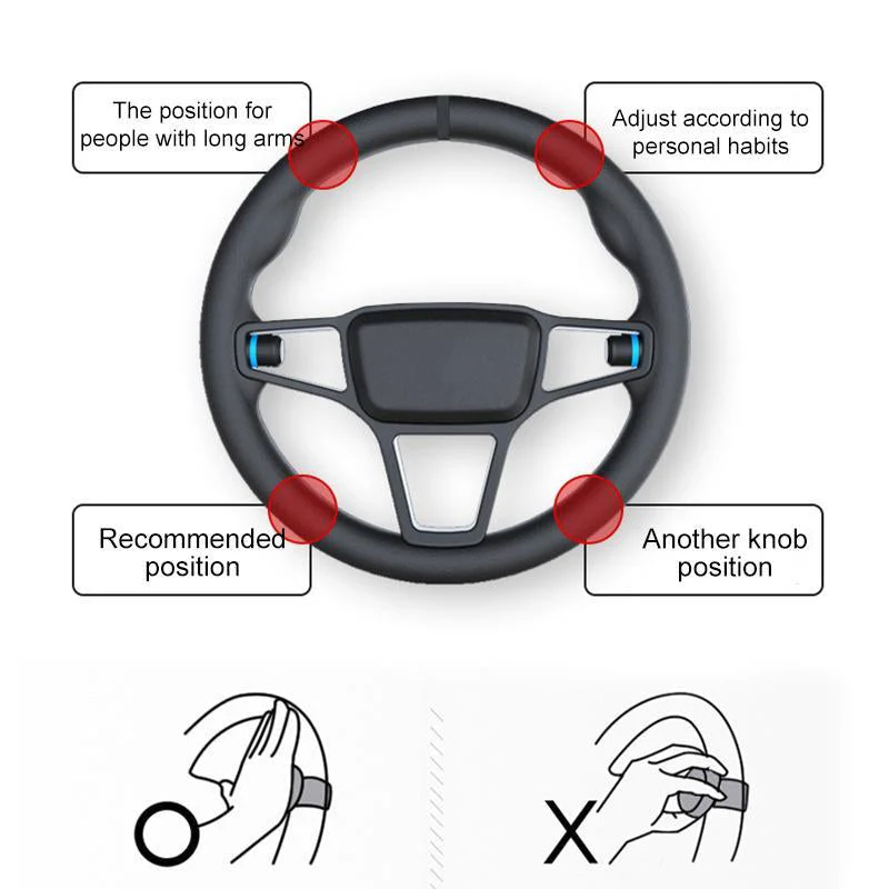 Universal 360° Steering Wheel Booster Knob - Image 5