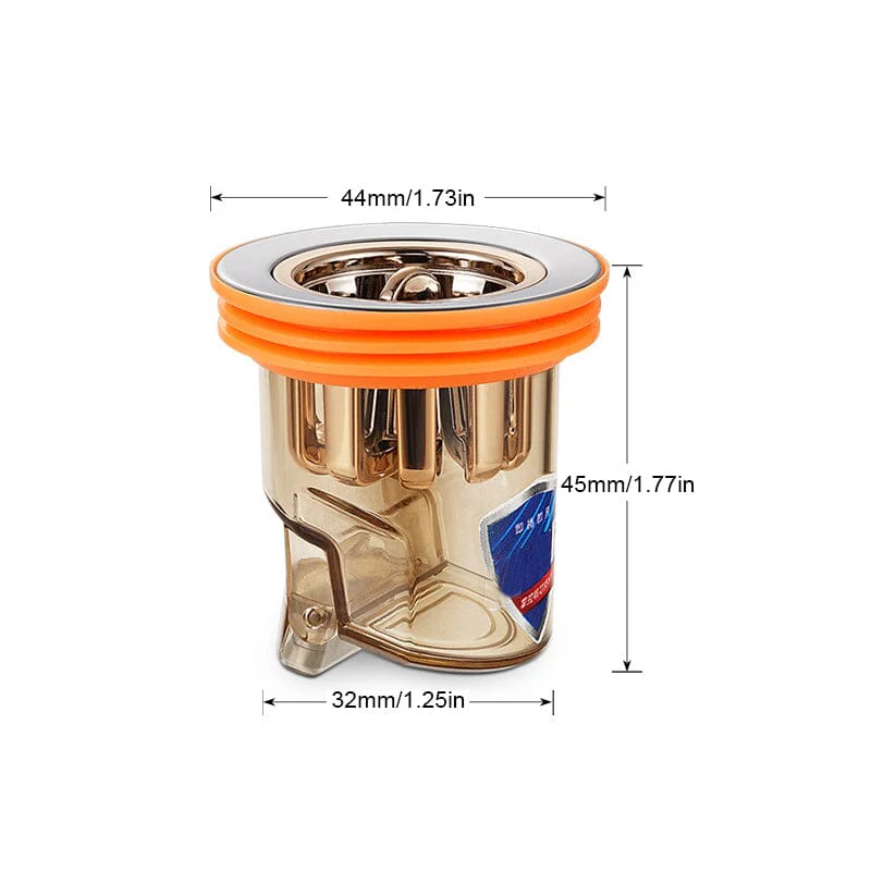 Universal double deodorant floor drain core - Image 12