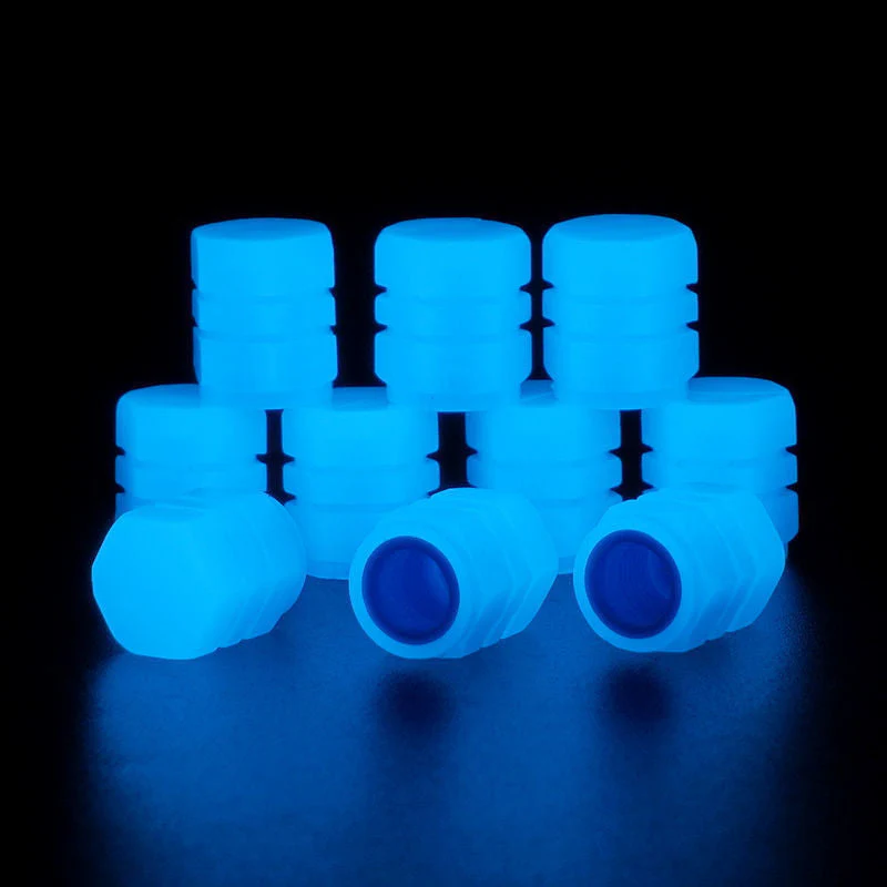 Universal Fluorescent Tire Valve Caps (4 PCS/Set) - Image 9