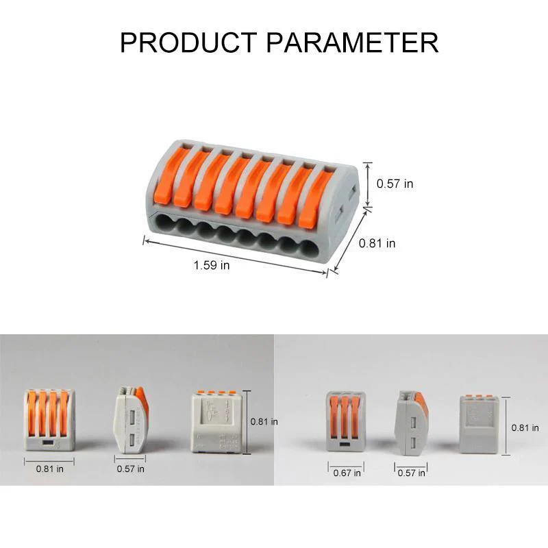 Universal Wire Connector Terminal Block For Fast Wiring (10 PCS) - Image 4