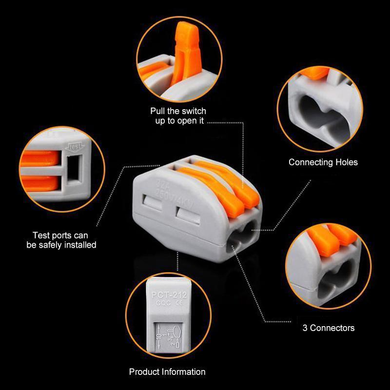 Universal Wire Connector Terminal Block For Fast Wiring (10 PCS) - Image 8