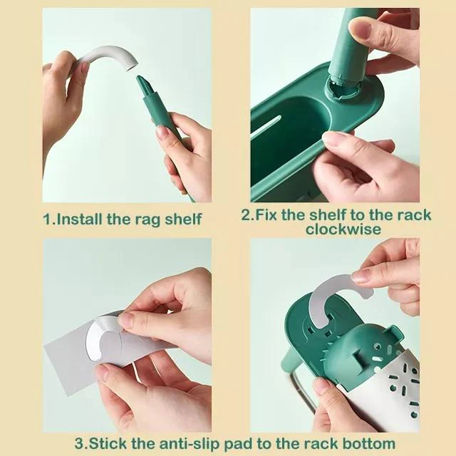 Updated Telescopic Sink Storage Rack - Image 10