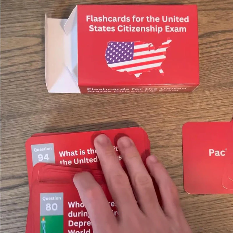 US Citizenship Flash Cards 2024 - Image 6