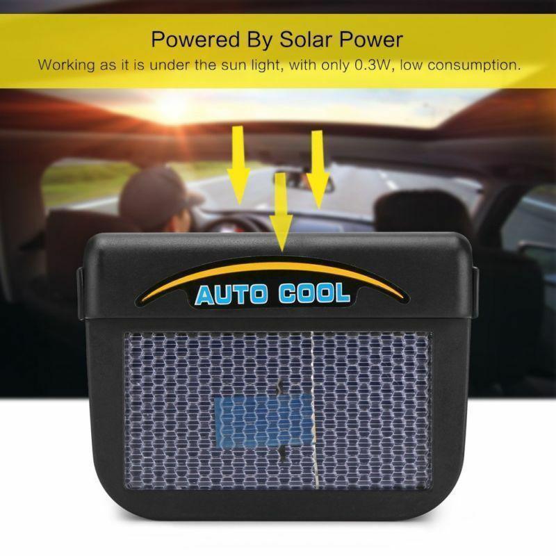 Vehicle Solar Powered Car Vent Window Fan - Image 6