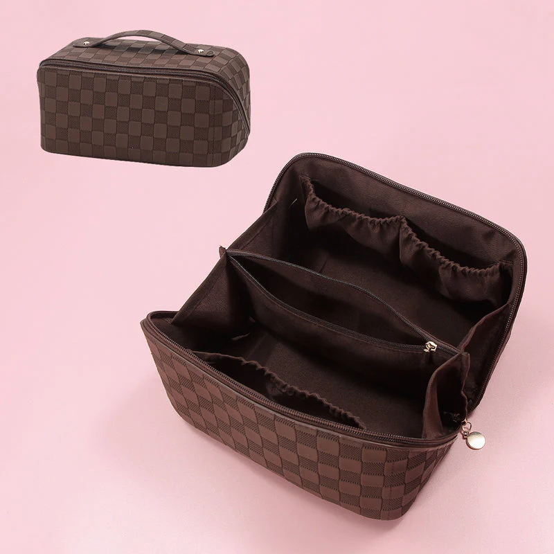 Vintage Check Cosmetic Bag - Image 12