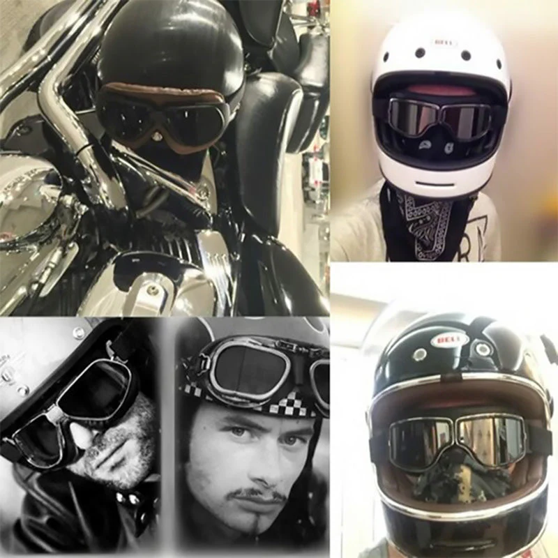 Vintage Motorcycle Goggles - Image 3