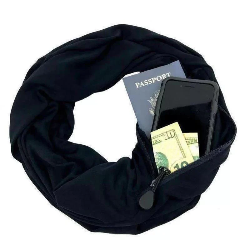 Warm Muffler With Hidden Pocket For Winter - Image 5