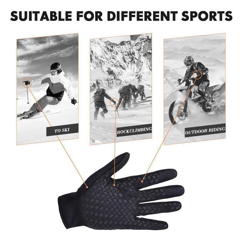 Warm Thermal Gloves Cycling Running Driving Gloves - Image 2