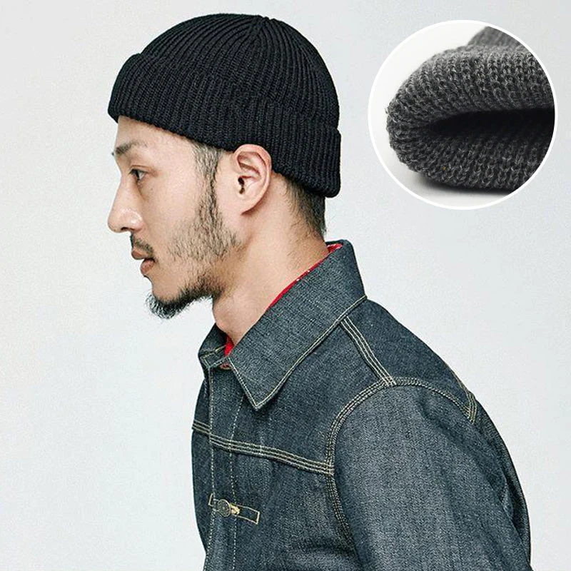 Warm wool knitted hat - Image 4