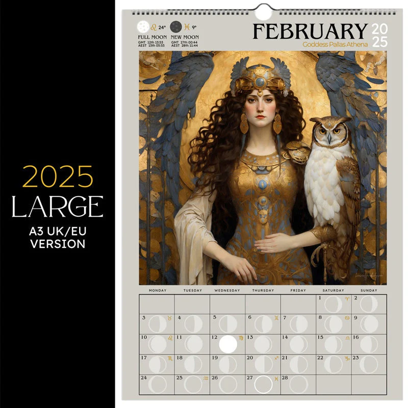 Warrior Goddess 2025 Moon Phase Calendar - Image 11