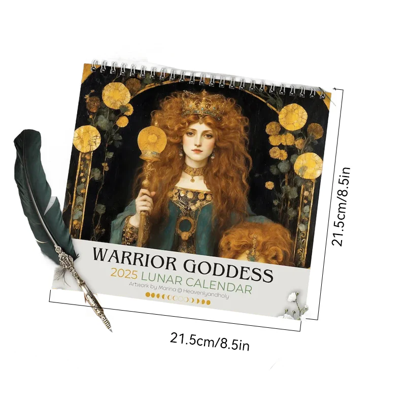 Warrior Goddess 2025 Moon Phase Calendar - Image 15