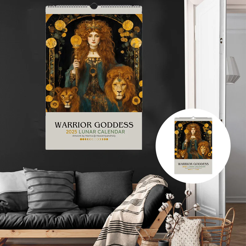 Warrior Goddess 2025 Moon Phase Calendar - Image 2