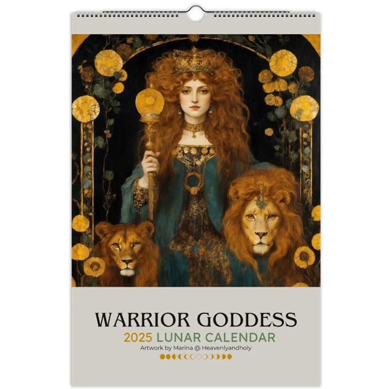 Warrior Goddess 2025 Moon Phase Calendar - Image 6