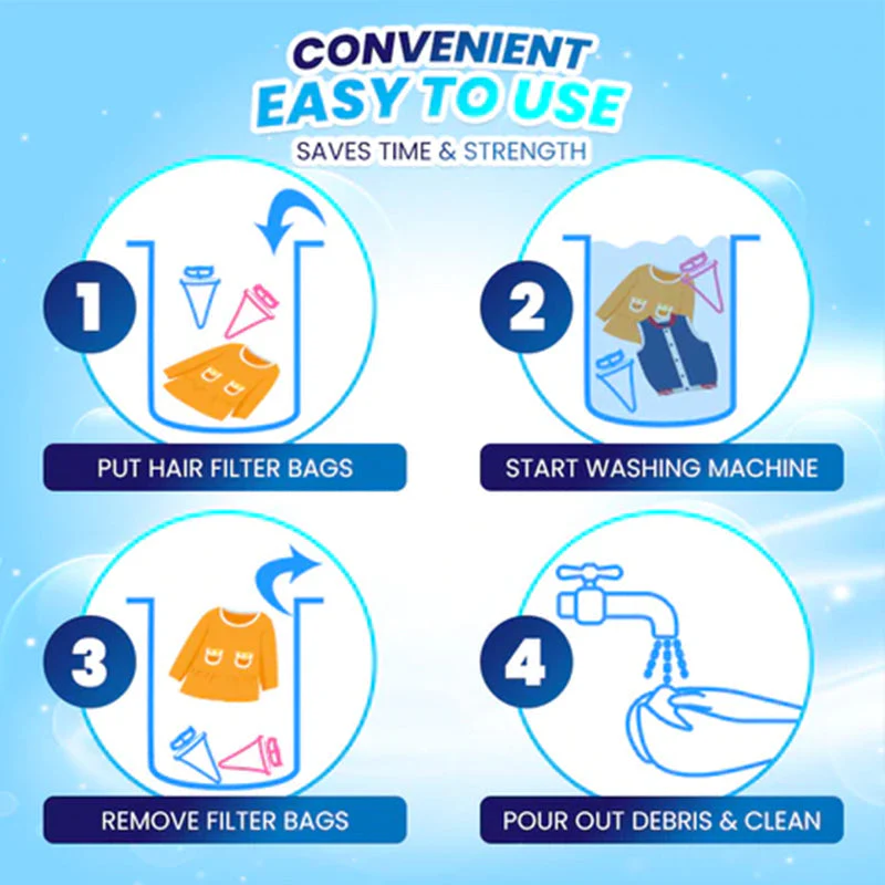 Washing Machine Hair Filter Mesh Bags - Image 3