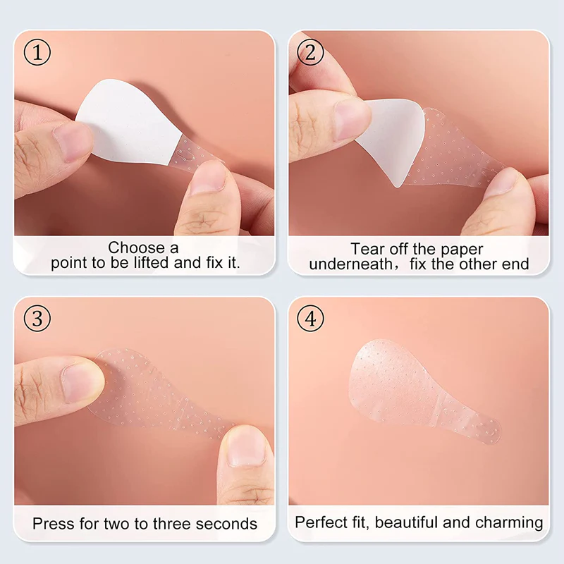 Waterproof Invisible Face Lift Stickers - Image 8