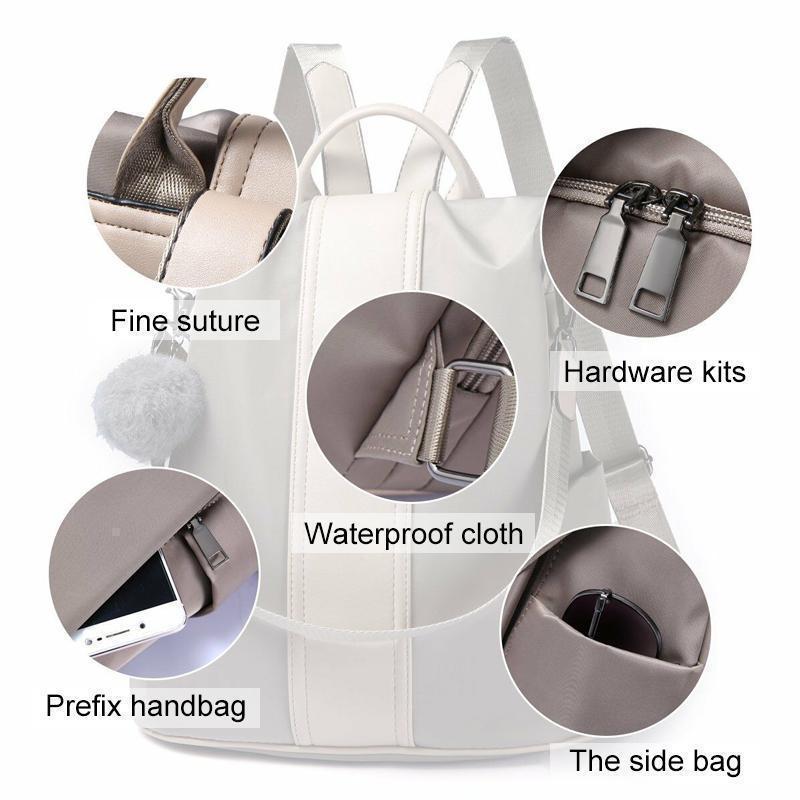 Waterproof Nylon Anti-theft Backpack - Image 4