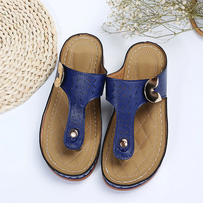 Wedge Heel Flip Flops - Image 6