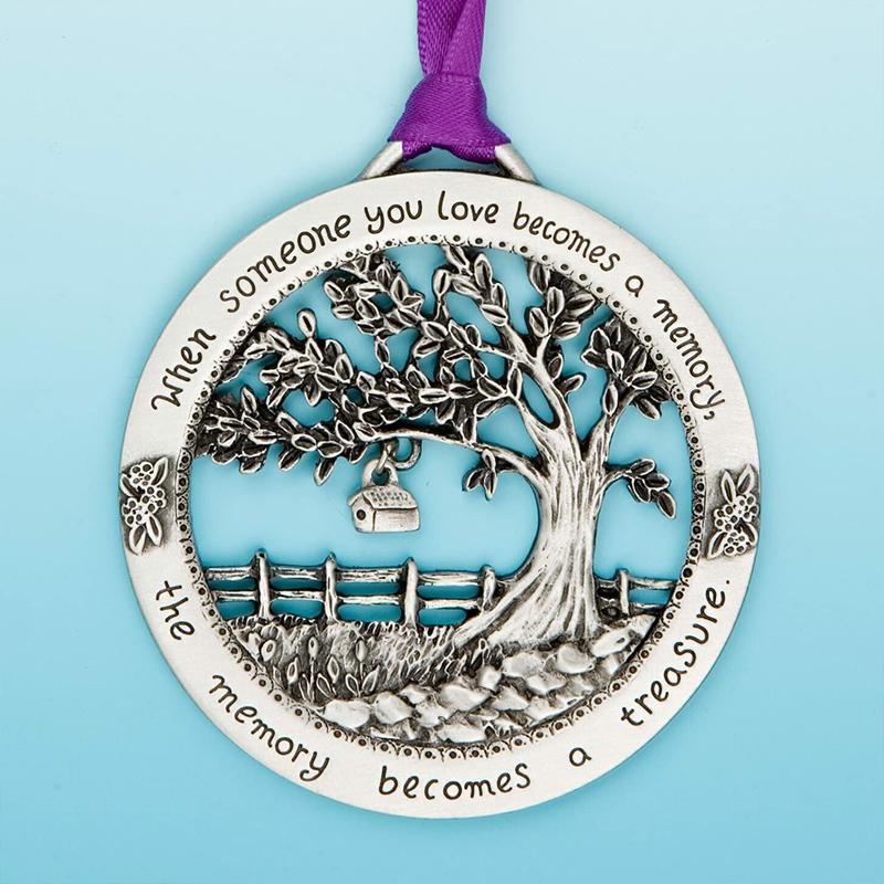 "When Someone You Love Becomes a Memory" - Merry Christmas Memorial Ornament - Image 2