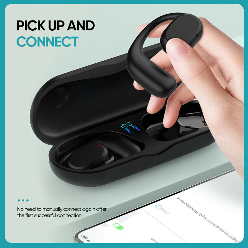 Wireless Ear Hanging Bluetooth Headset - Image 13