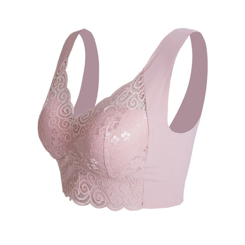 Wireless Push-up Bra In Lace - Image 2