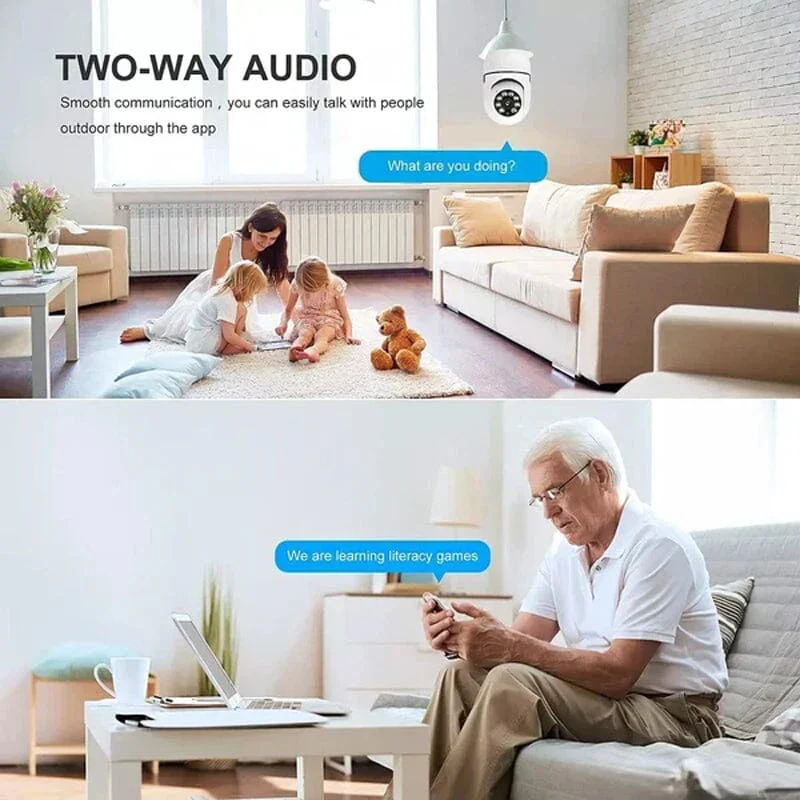 Wireless Wifi Light Bulb Camera Security Camera - Image 10