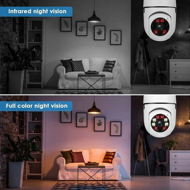 Wireless Wifi Light Bulb Camera Security Camera - Image 12