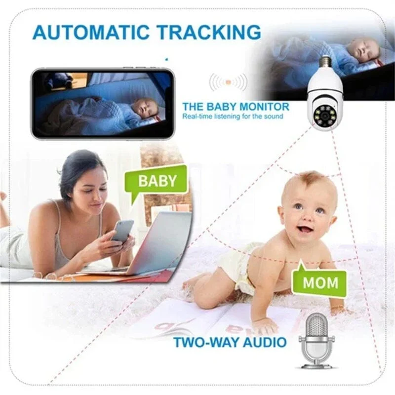 Wireless Wifi Light Bulb Camera Security Camera - Image 14