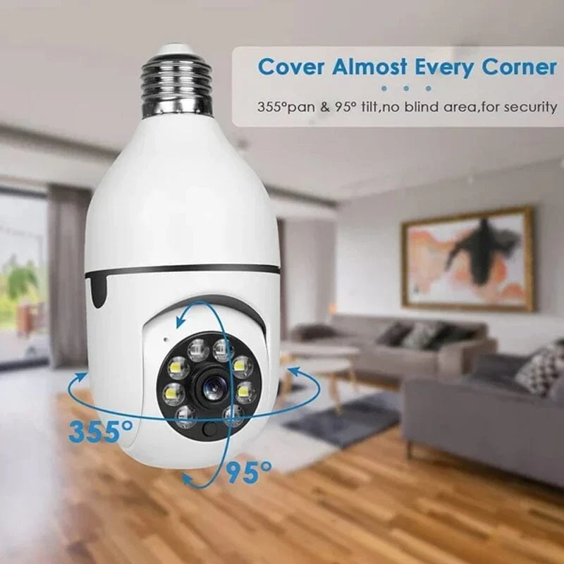 Wireless Wifi Light Bulb Camera Security Camera - Image 9