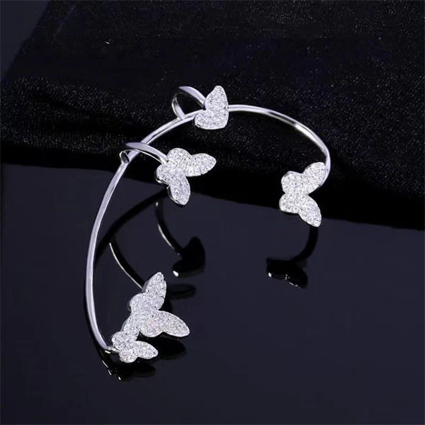 Withinhand Fashion Butterfly Climber Earrings - Image 6