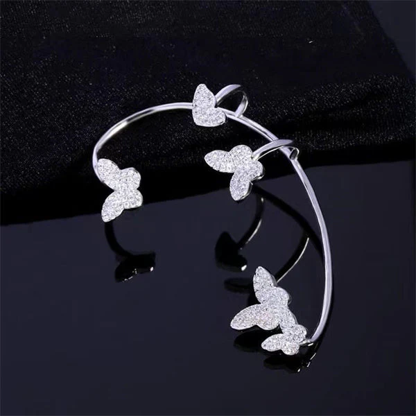 Withinhand Fashion Butterfly Climber Earrings - Image 7