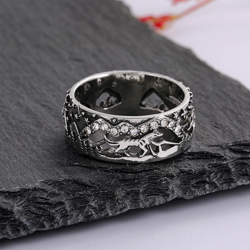 Wolf and She-wolf Paired Rings - Image 7