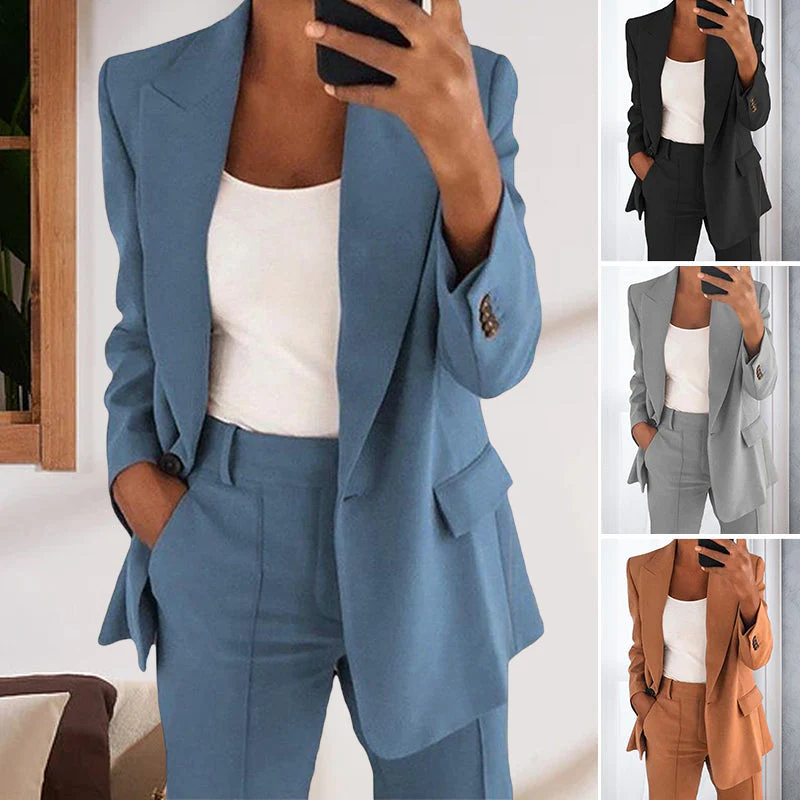 Women Long Sleeve Blazer - Image 3