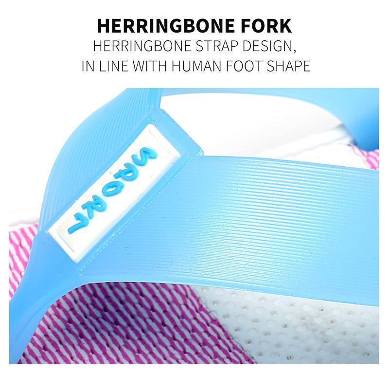 Women Soft Rainbow Flip-Flops Slippers - Image 3