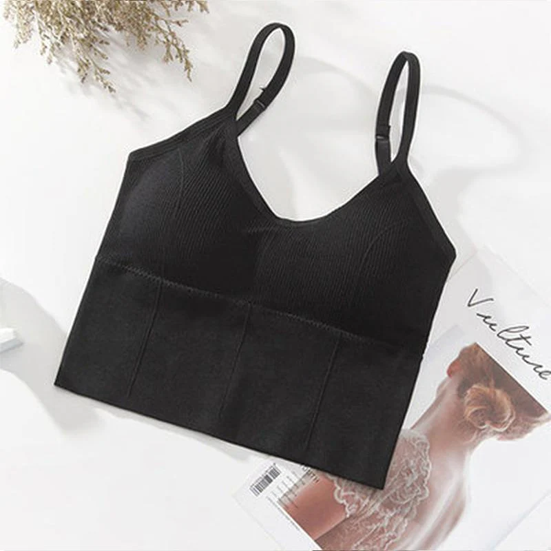 Women Sports Bra Basic Crop Top - Image 15