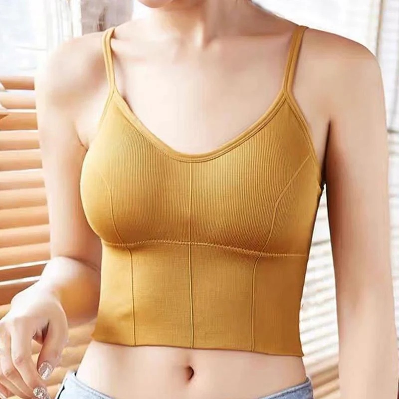 Women Sports Bra Basic Crop Top - Image 2