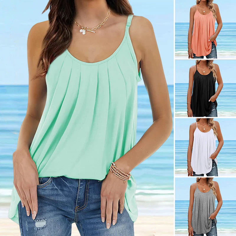Women's Basic Round Neck Camisole - Image 2