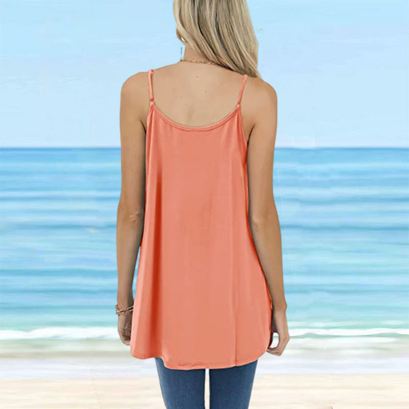 Women's Basic Round Neck Camisole - Image 5