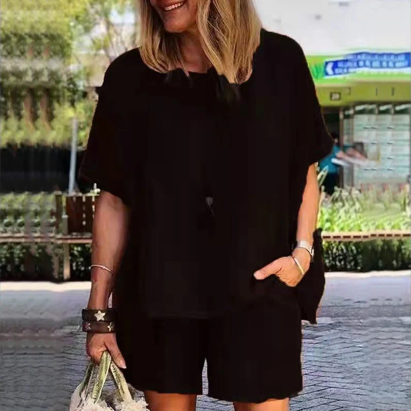 Women's Casual T-shirt Set - Image 7