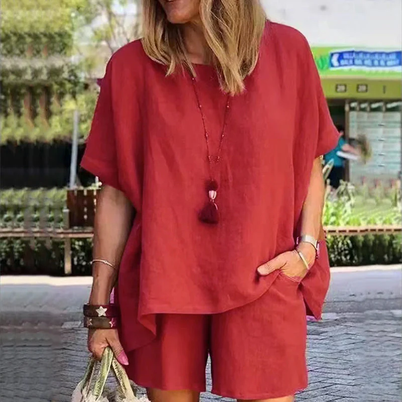 Women's Casual T-shirt Set - Image 9