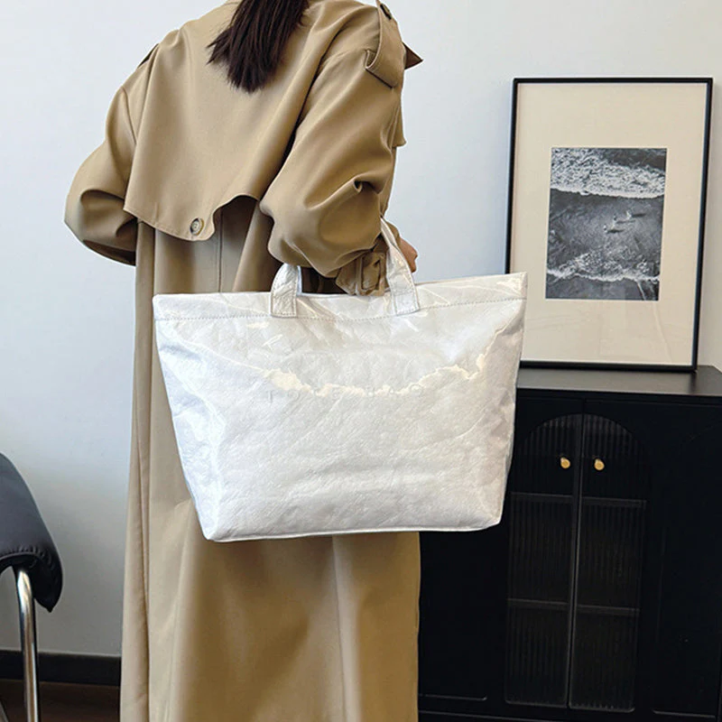 Women's Letters Print Tote Bag - Image 11
