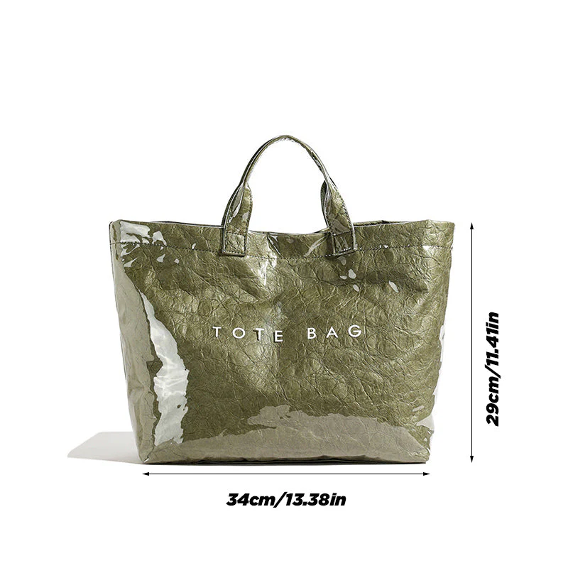 Women's Letters Print Tote Bag - Image 15
