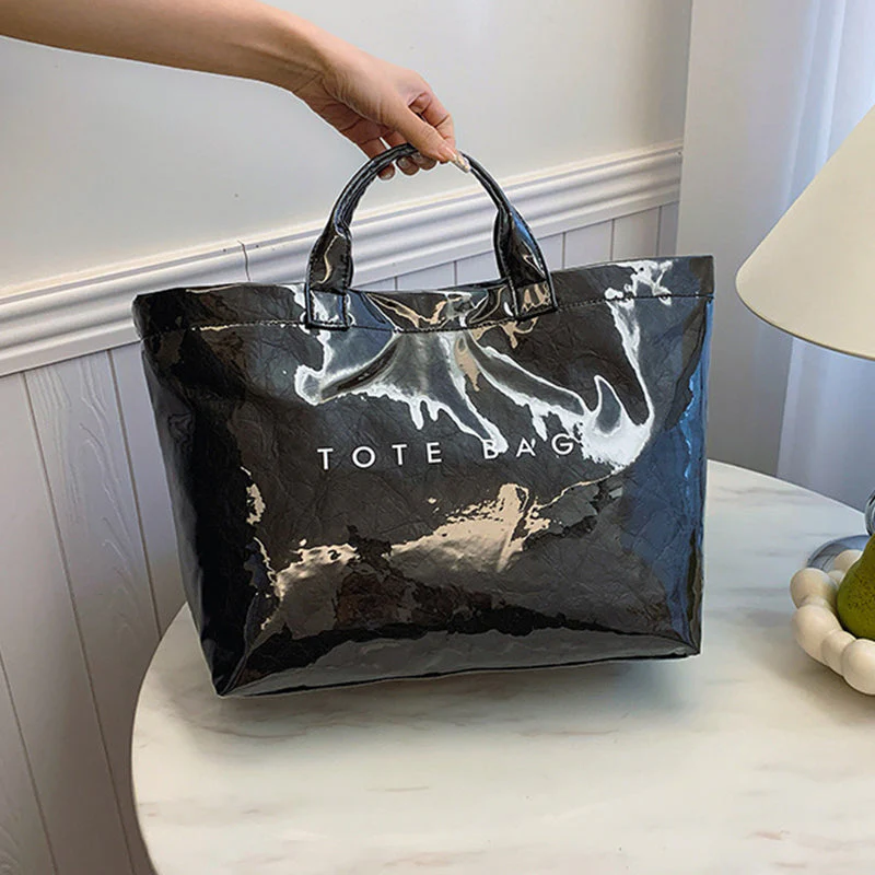 Women's Letters Print Tote Bag - Image 3