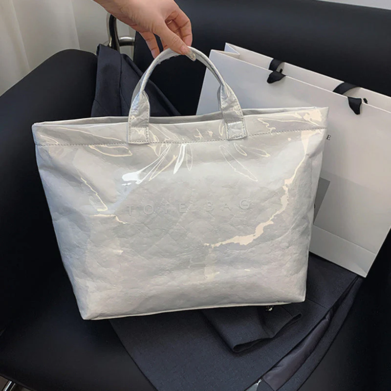 Women's Letters Print Tote Bag - Image 4