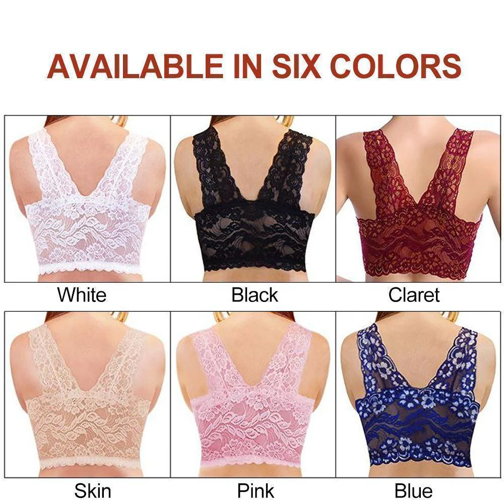 Women's Seamless Sports Lace Bra - Image 3