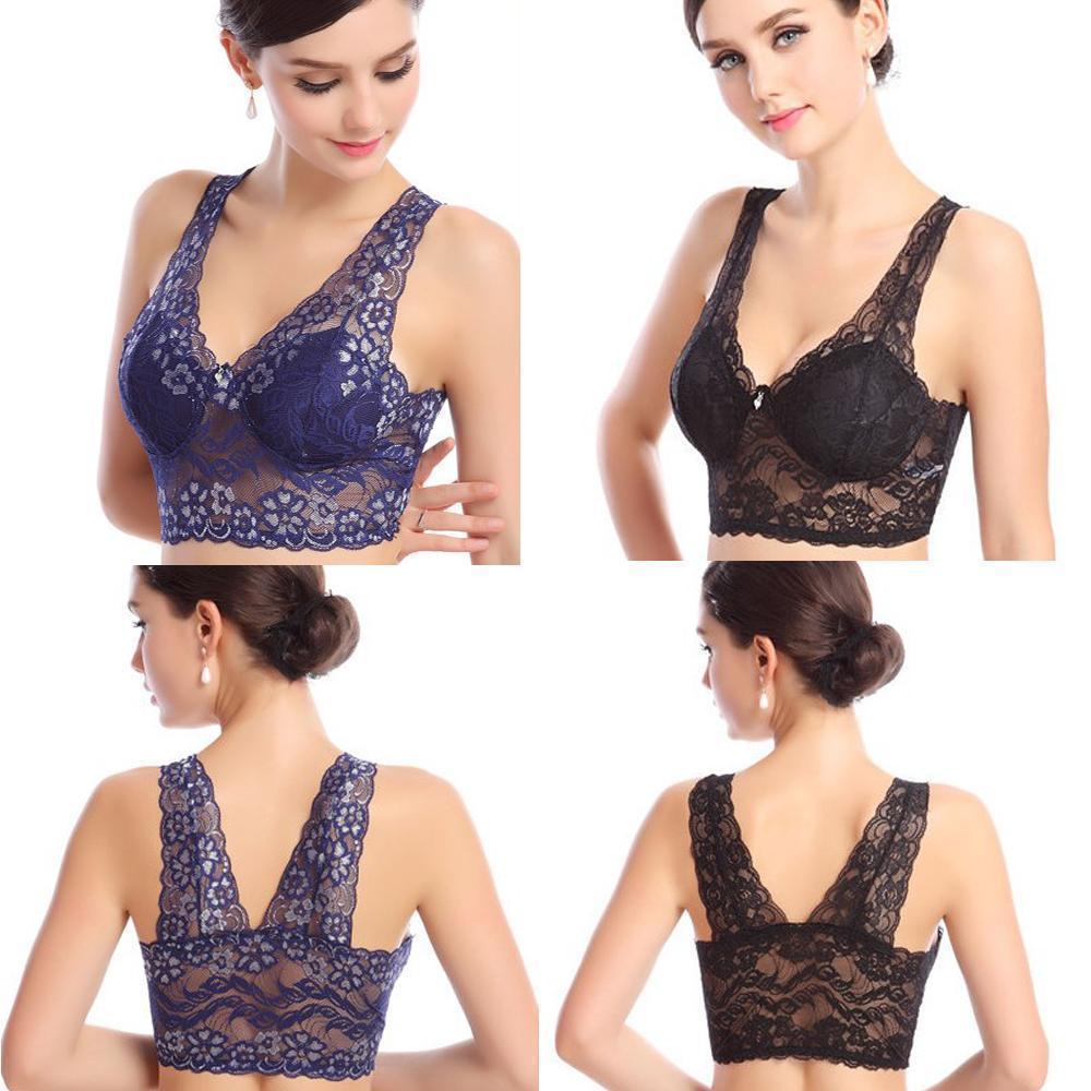 Women's Seamless Sports Lace Bra - Image 6