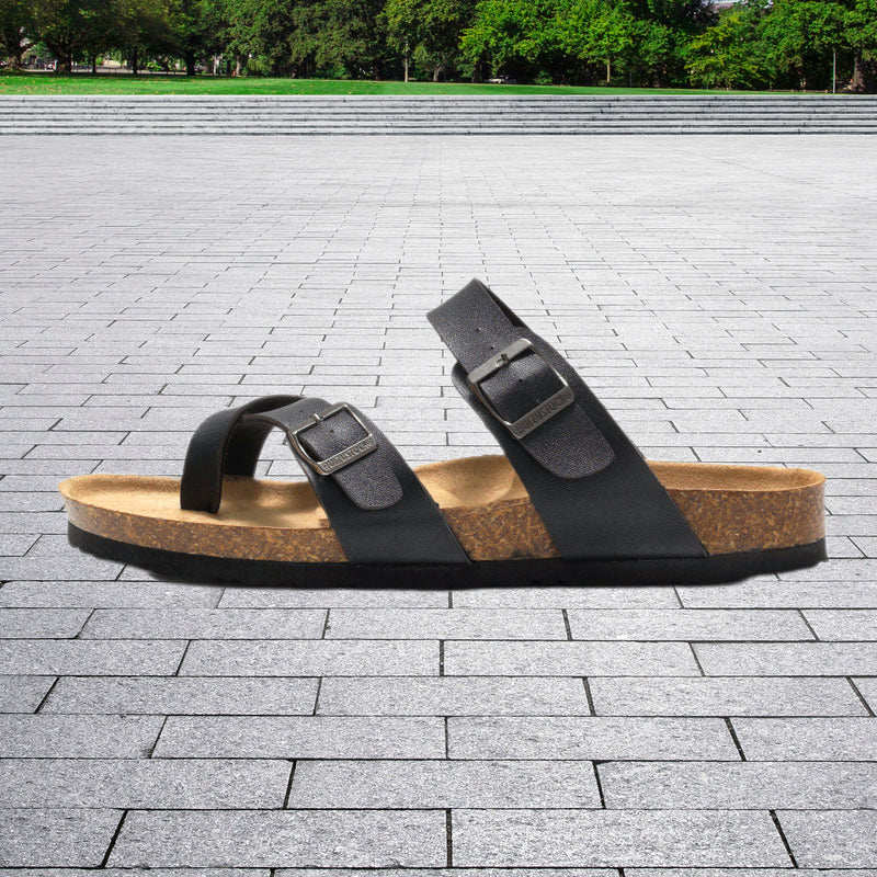 Women's Shoes with Natrual Soft Cork Footbed and Leather - Image 4