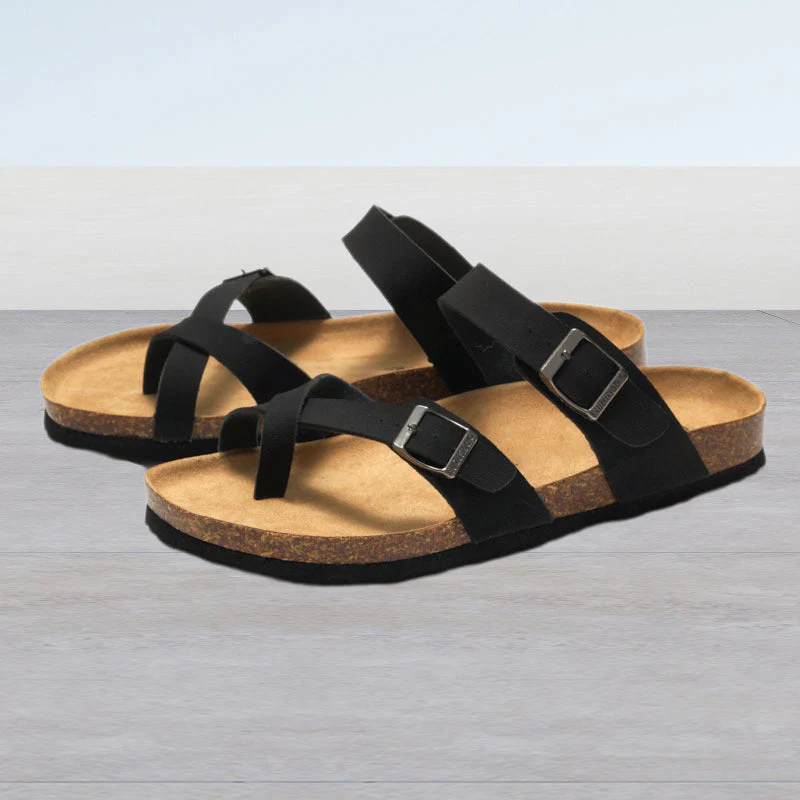 Women's Shoes with Natrual Soft Cork Footbed and Leather - Image 9